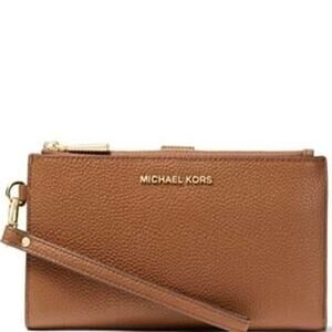 Michael Kors Jet Set Medium Brown Travel Wallet